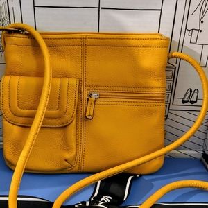 Tignanello yellow crossbody